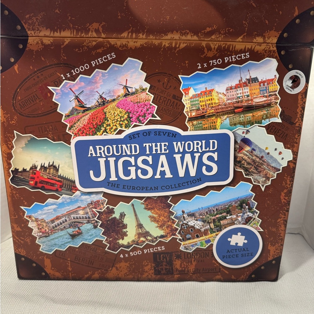 Around The World Jigsaws - Set of 7 (Only 1 has been opened)